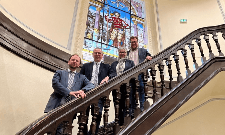 Image des 4 directeurs de l'Ensemble Scolaire Européen Notre Dame